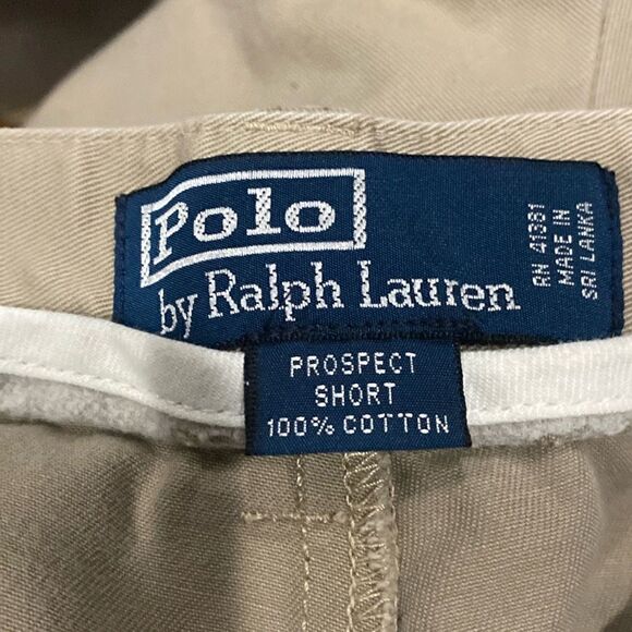 Polo Ralph Lauren Prospect Shorts! Size W35 Inseam 9 Khaki - Picture 3 of 5